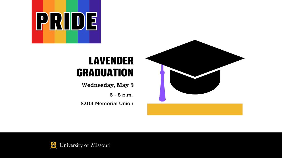 It’s time for graduation! Lavender Graduation registration is now open. Registration available to LGBTQ and Ally Students on our Engage page. Deadline is Sunday, April 30!