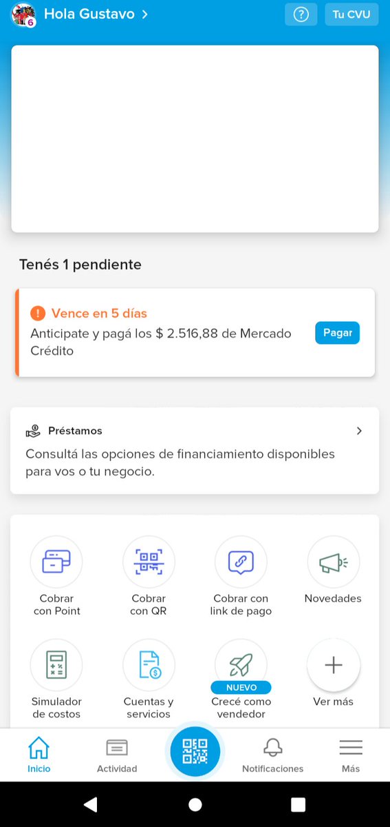 gus8074's tweet photo. @mercadopago  a alguien más le aparece así en la aplicación, no se ve el dinero no los otros ítems. Ya desinstale y volví a instalar la app de nuevo. Y sigue asi https://t.co/AzVHixNkB5