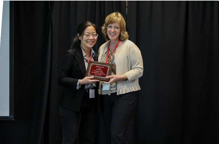 OSU_GSNS's tweet photo. 🎉WINNERS🎉 19th Annual Russell Klein Nutrition Research Symposium Student Oral Presentations! Dorsin Chang and Heather Schier @h_schier https://t.co/9ze8UbIvoO