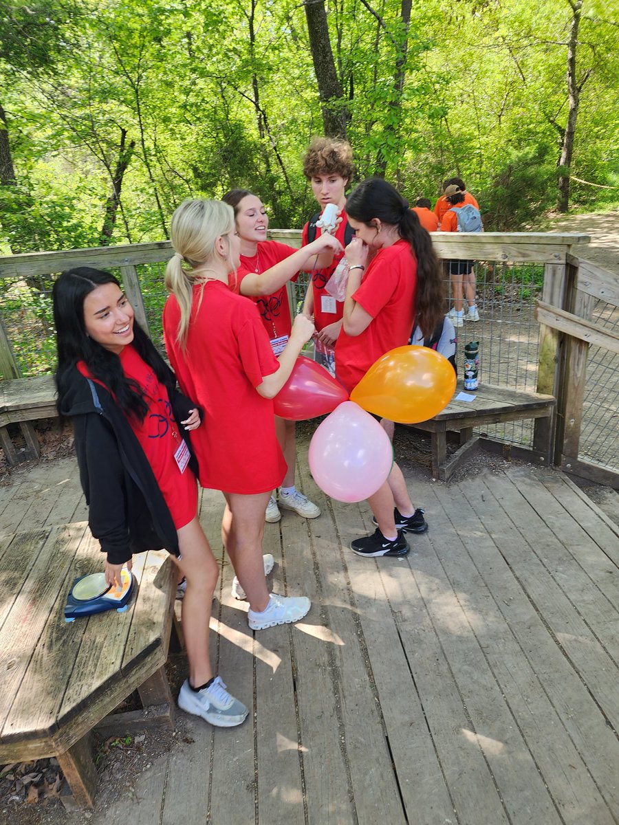 Supporting the secondary science in McKinney at the Physics Olympics Battle of the Blues at the egg drop. Great engineering design going on today! #mymisd #McKinneyScience