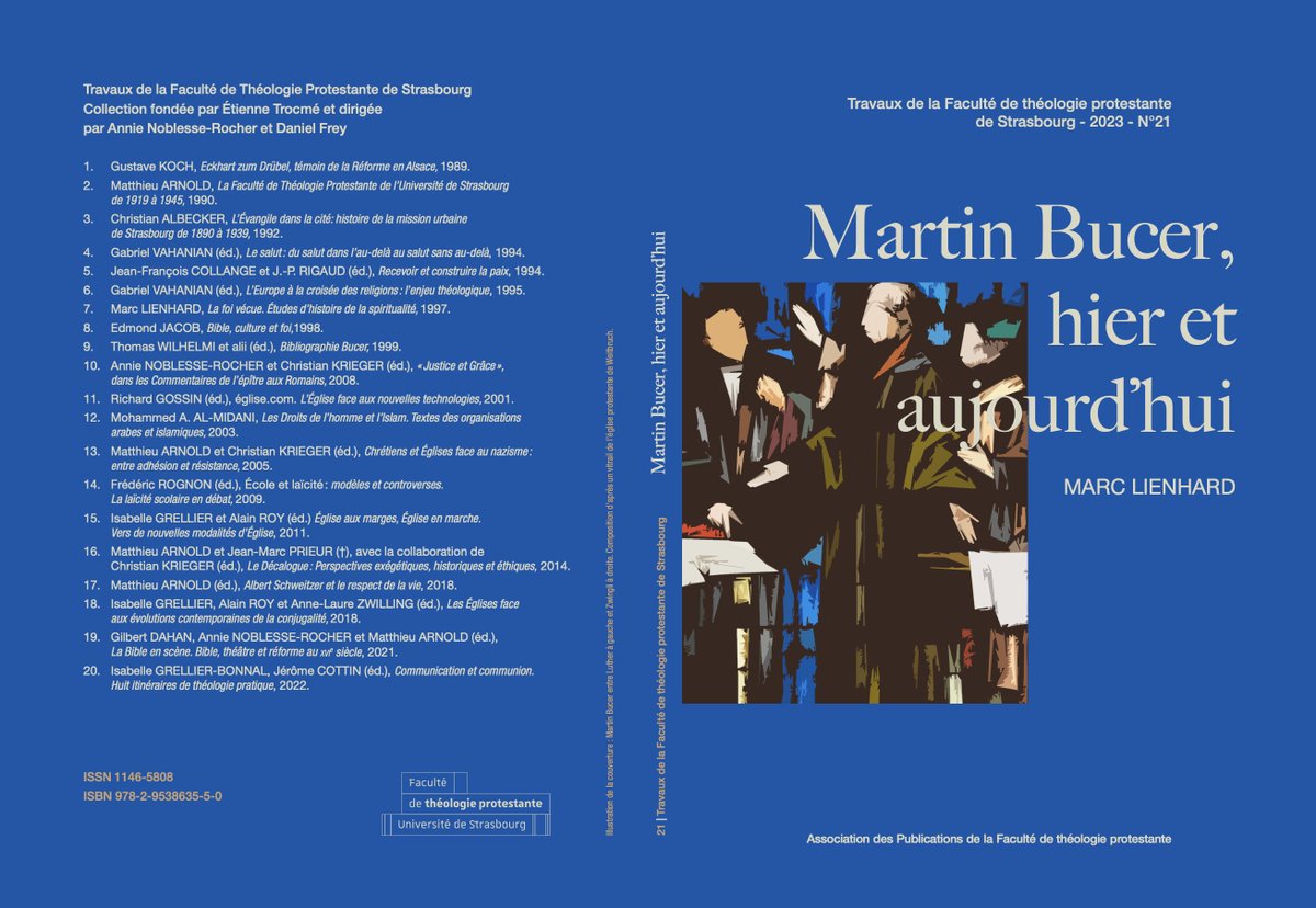 stef_zehr's tweet photo. 📕📚 À paraître | Marc Lienhard, Martin #Bucer, hier et aujourd'hui, Association des Publications de la Faculté de Théologie de Strasbourg @unistra @GRHP_Paris @la_bpf https://t.co/6HfQ9bf5SZ
