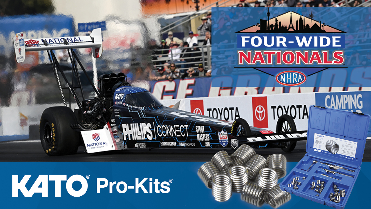  KATO Pro-Kits are the world's first Tangless MRO / thread repair kit designed for professionals. KATO Pro-Kits are ideal for mechanics, maintenance departments, original equipment manufacturers, machine shops, restoration shops and prototype fabricators.
