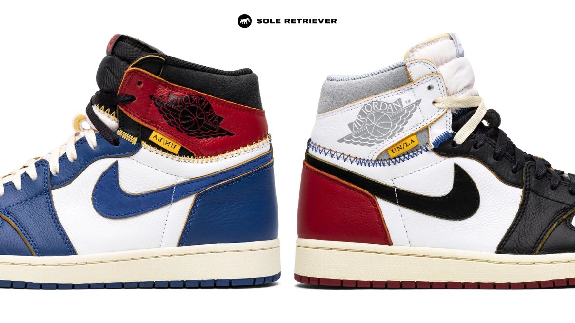 SoleRetriever's tweet photo. While we're talking about Union AJ 1's...

Left or right? 🤔

https://t.co/0MOYYLYAr8 https://t.co/BIwGvFbtG9