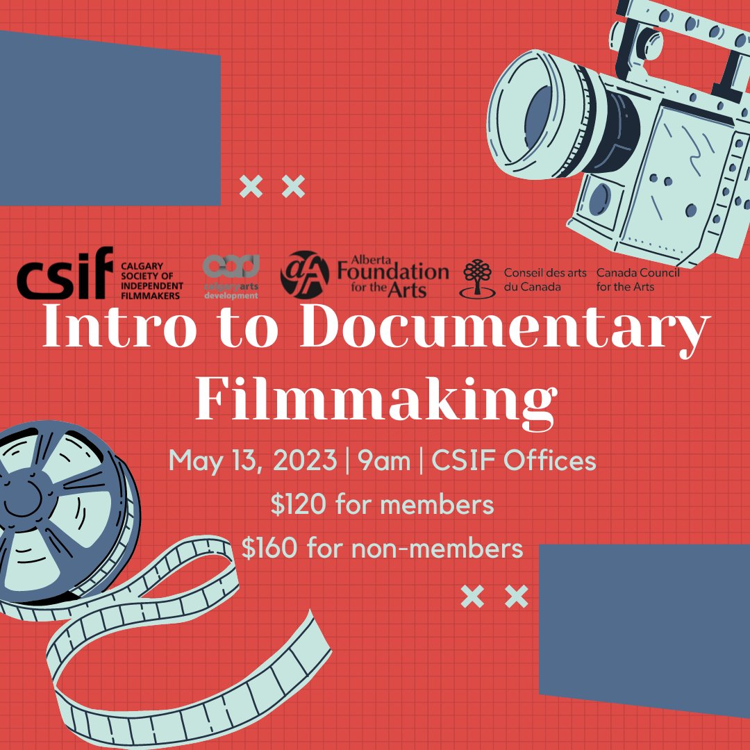 Calgary Society of Independent Filmmakers (@csif) on Twitter photo Hosted by Guillaume Carlier of <a href="/KinoSumProd/">Kino Sum Productions</a> this workshop will go into depth on how to research, plan, fund, shoot, edit, and distribute a documentary film.
More info and tickets here: eventbrite.com/e/593282894107 Hosted by Guillaume Carlier of <a href="/KinoSumProd/">Kino Sum Productions</a> this workshop will go into depth on how to research, plan, fund, shoot, edit, and distribute a documentary film.
More info and tickets here: eventbrite.com/e/593282894107