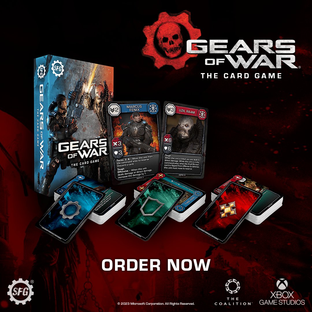 Every battle counts. Gears of War: The Card Game is out now. Available in English and Spanish: xbx.social/6013gyJjb