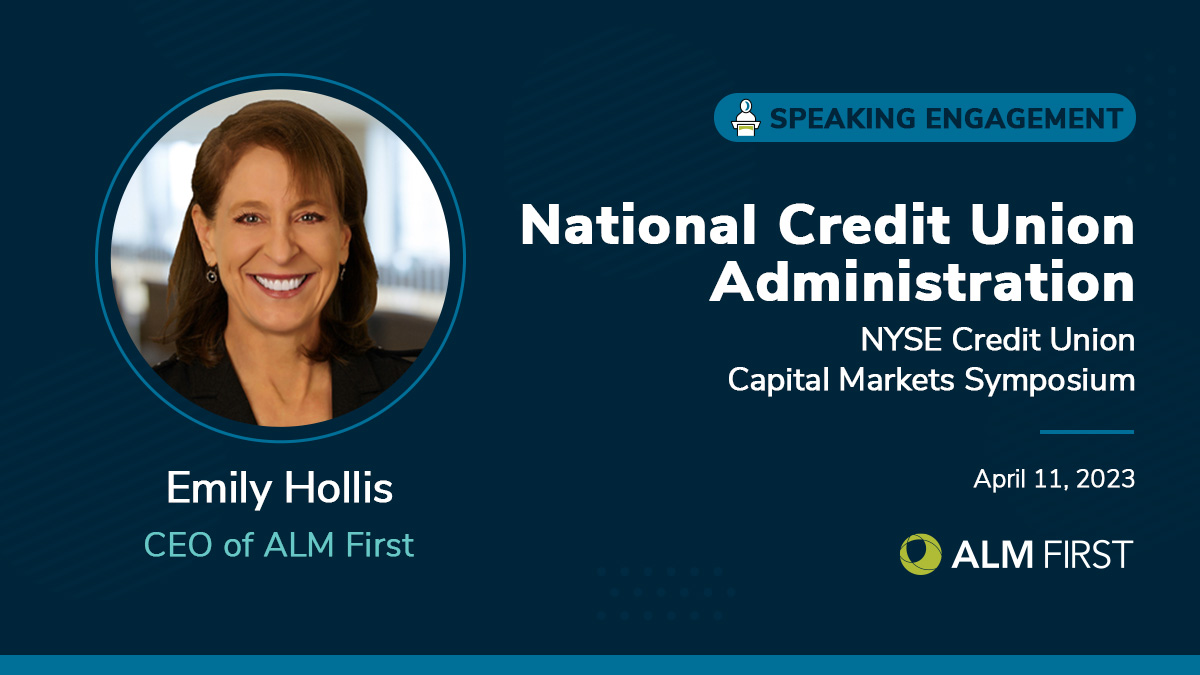 Emily Hollis, CFA, CEO and Founder of ALM First, is at the NYSE today, sharing her expertise during a panel discussion. The Symposium assembled industry leaders and major service providers to discuss current economic conditions and tools to manage the associated challenges.
