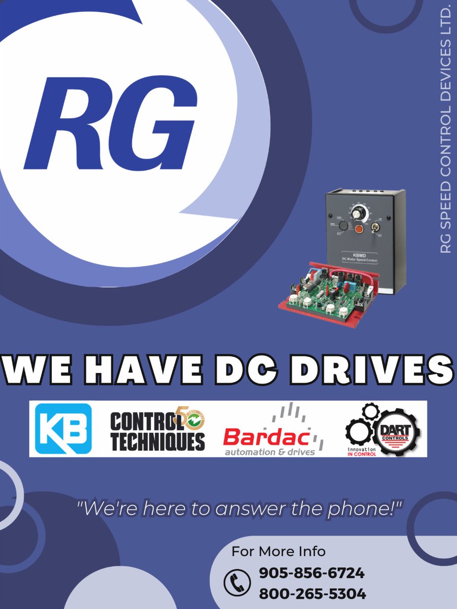RGSpeedControl's tweet image. We have DC Drives!
conta.cc/41kPW80