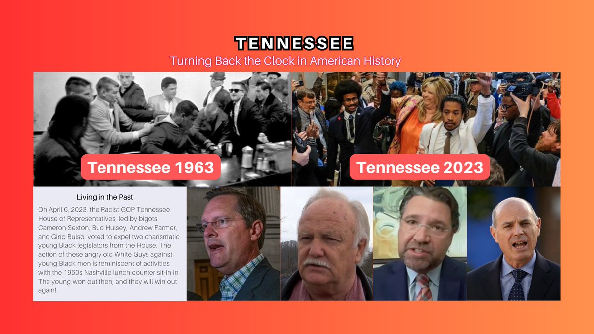 charlieGGongit's tweet image. #SensibleGUNCONTROL #RepresentativeJustinJones #RepresentativeJustinPearson #RacistTennesseeStateGOPLegislature #BigotJimFarmer #MAGAts #Tennessee3 #MAGA #JimCrow #FascistTennesseeConfederateStateLegislature

youtu.be/MkOf0Oqrp1k