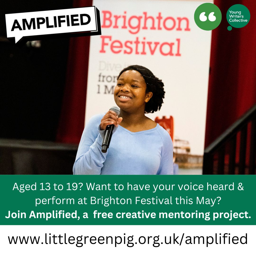 Calling 13 to 19 year olds in #Sussex! Do you have a story to share? Feel your voice isn’t heard? Amplified is back! Free workshops with screenwriter Suhayla El-Bushra & poet Roy McFarlane will lead to 10 participants performing their unique stories as part of @brightfest 2023!