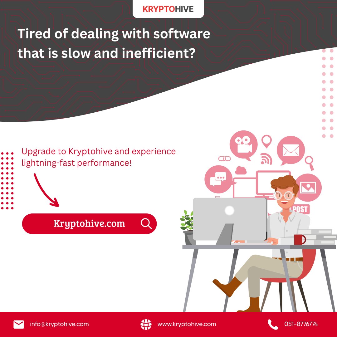 Khiveio's tweet image. Upgrade to Kryptohive for lightning-fast performance and unbeatable efficiency. Say goodbye to slow software and hello to the future of performance.
#upgrade #fastperformance #technology #EFFICENT #softwaredevelopment #softwaresolutions #software