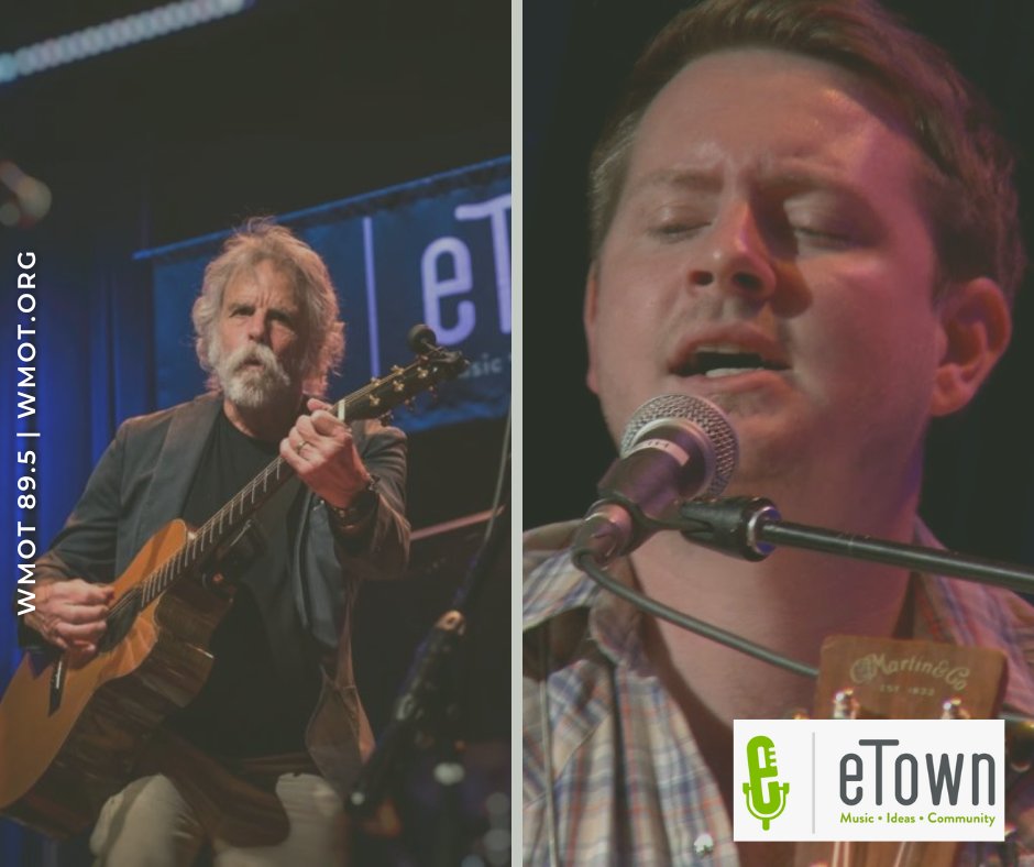 On Sunday at 9 PM on @eTownRadio, tune in to hear music from @BobWeir and Oklahoma's @johnrfullbright You can listen on WMOT 89.5 or WMOT.org.