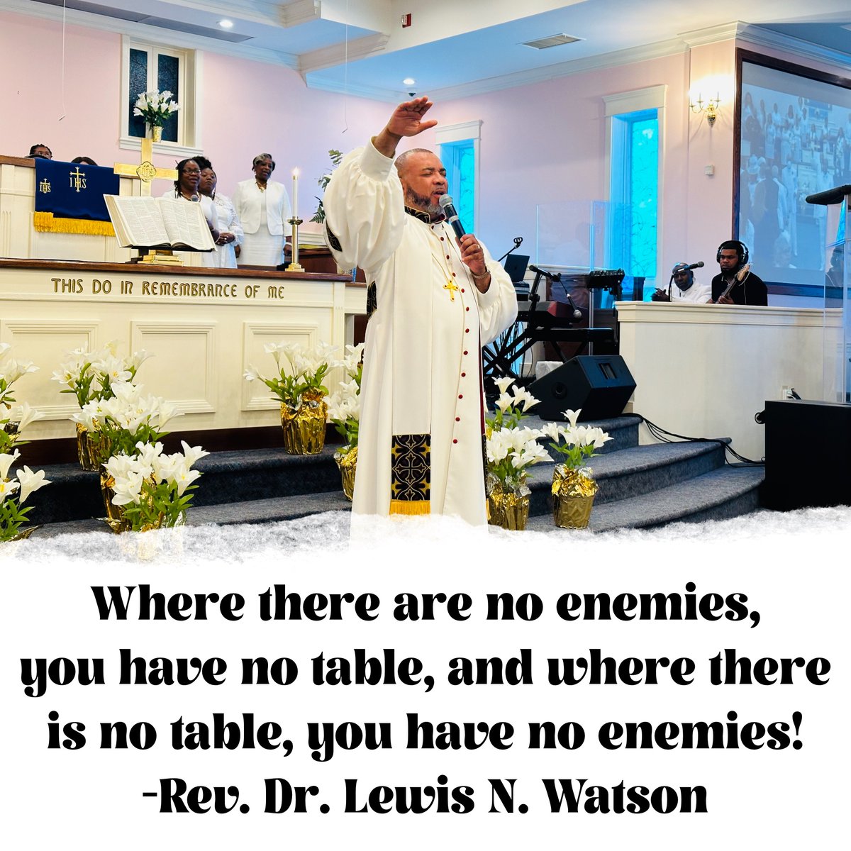 Do you have enemies? It's okay, relax. God will raise you up right in their midst. Be still and let God do what He does. It's working for your good. 🙌🏾

#fbcsby #goodpreaching #bestill #letgodwork
#youarewelcomehere #wemuststayconnected