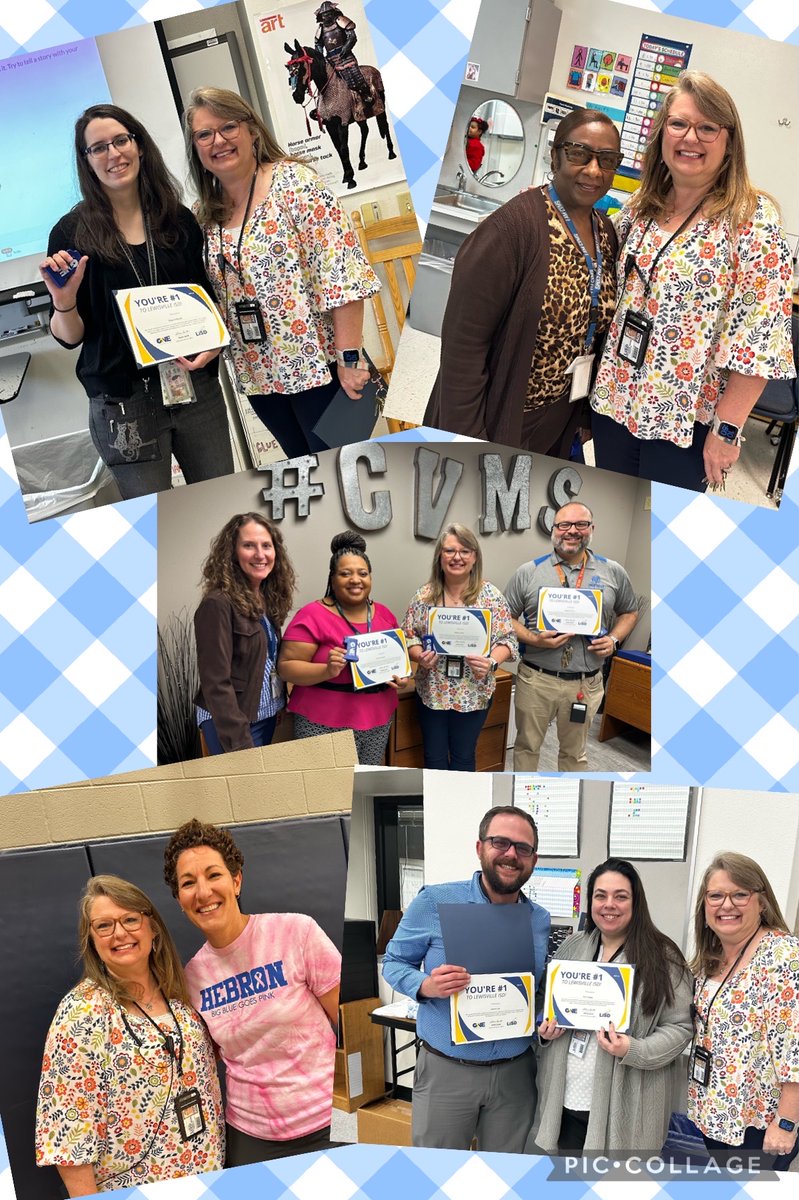 We love getting to recognize our LISD All Stars!  Thanks <a href="/LISD_HR/">LISD Human Resources</a> for stopping by and recognizing our amazing staff!  #PrideInside #OneLISD