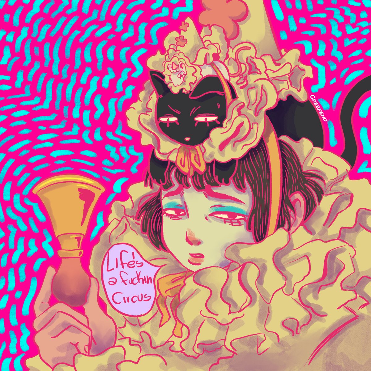 Creepend 🦞✨Commissions open✨ (@itscreepend) on Twitter photo Hi! #PortfolioDay
I'm Hendel, a bolivian graphic designer and comic artist!
I love crazy colors and making weird comics 👀👄👀
My commissions are open!
🍄 My online portfolio creependsart.tumblr.com
🍄 Contact: creependart@gmail.com Hi! #PortfolioDay
I'm Hendel, a bolivian graphic designer and comic artist!
I love crazy colors and making weird comics 👀👄👀
My commissions are open!
🍄 My online portfolio creependsart.tumblr.com
🍄 Contact: creependart@gmail.com