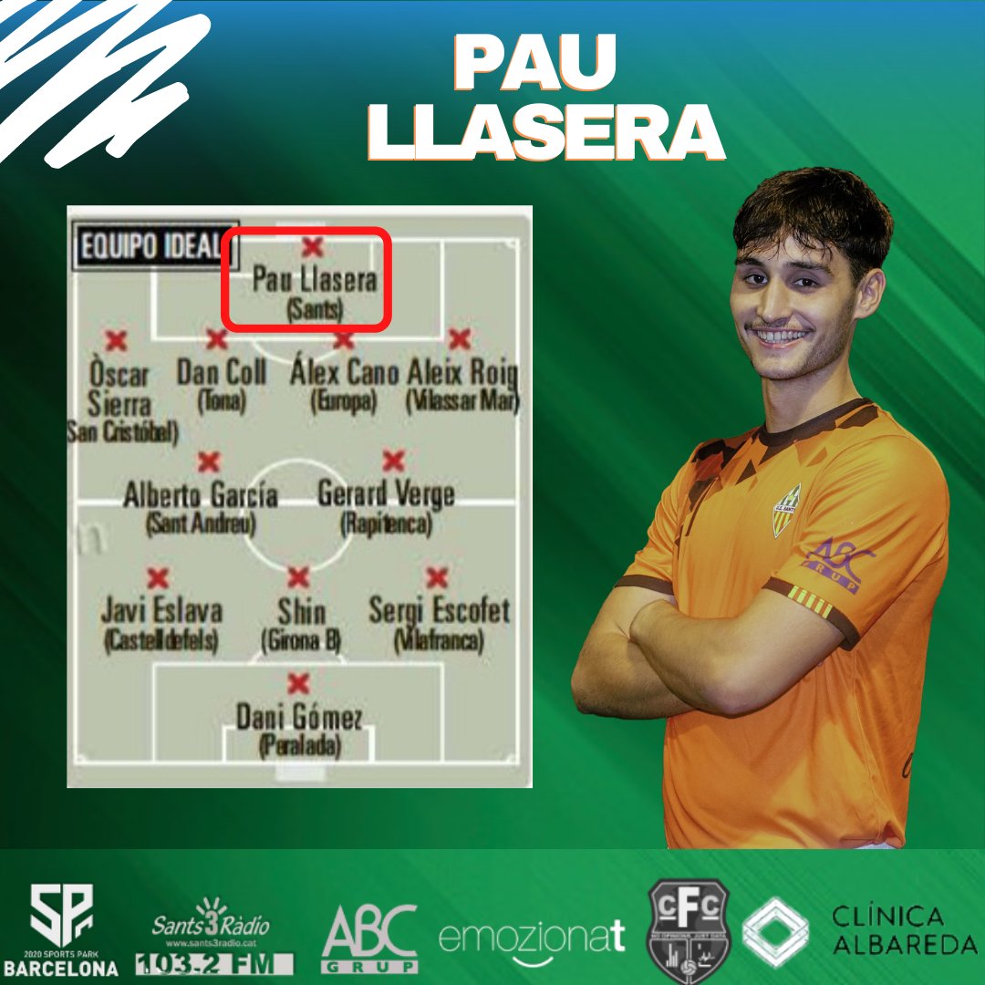 uesants's tweet photo. Álex Ruiz al equip de la setmana del @sport i Pau Llasera al equip ideal del @mundodeportivo

#orgullsantsenc ⚪️🟢 https://t.co/tO7ZRfgt7N