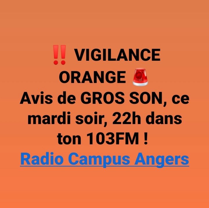 Musique2nuit's tweet photo. Après la petite ratée technique de la semaine dernière, on la retente ce soir pour l'épisode 45 d' #El3ctricTroubles sur #radio @campusangers . RDV à 22h sur le 103FM à #Angers ou https://t.co/Lww2AX2Pzt pour le reste de la planète ! 😎🤘😘
#rock #punk #metal #stoner #garage https://t.co/sCmSTFl5j6