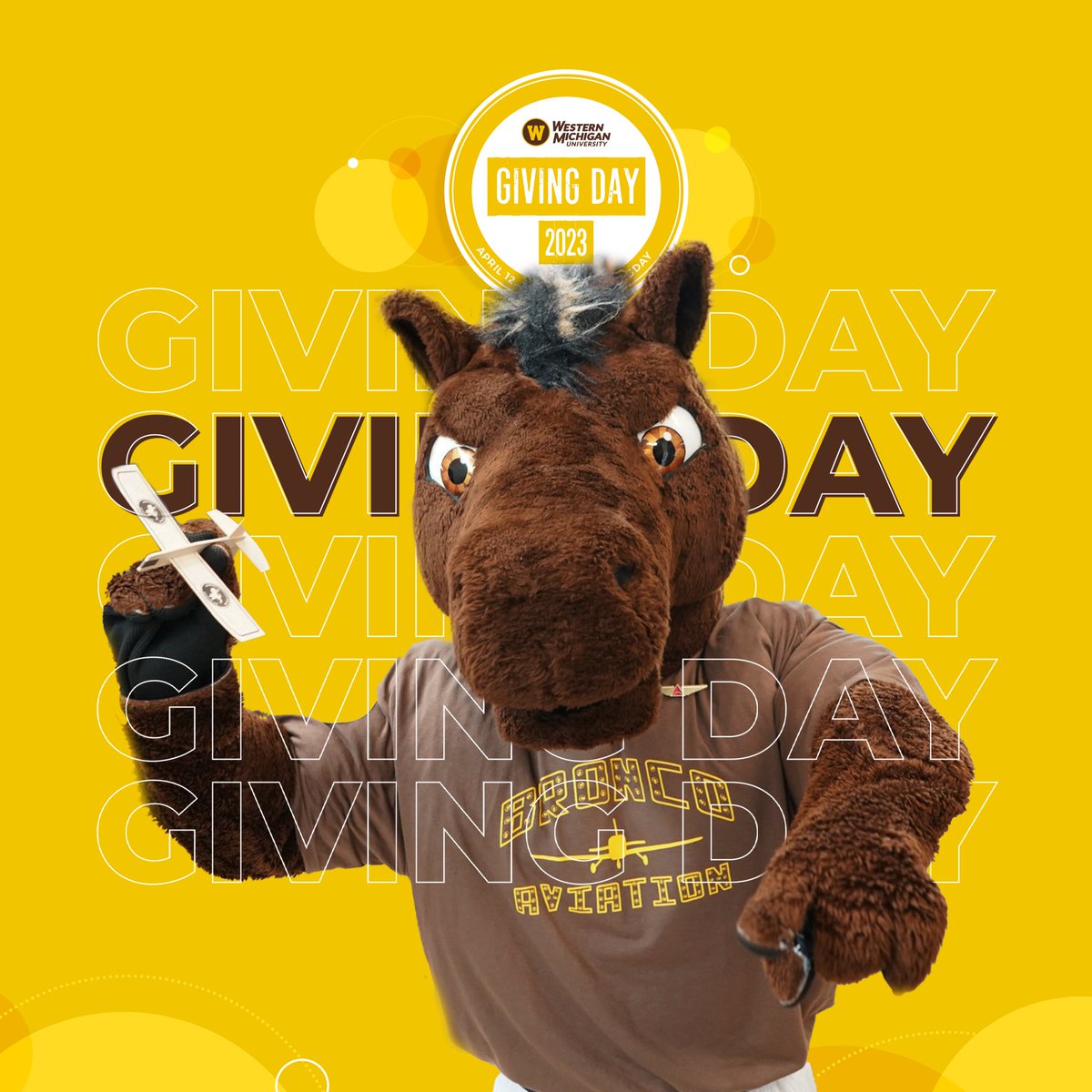 WMUASC's tweet image. Giving day is tomorrow! ASC has a direct link for you to offer support! Help us continue to help voice students concerns with your donation (and get cool things as appreciation!)

wmualumni.donordrive.com/index.cfm?fuse…