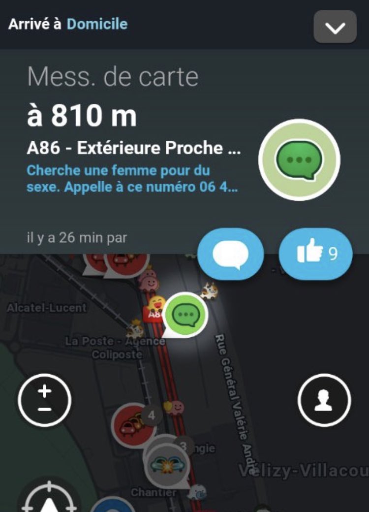 best_waze's tweet image. Pendant ce temps sur Waze.