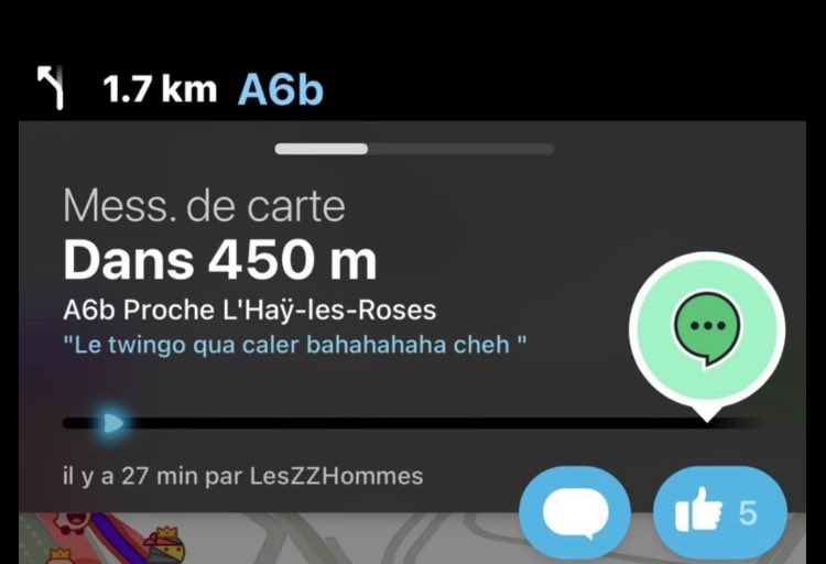 best_waze's tweet image. Pendant ce temps sur Waze.