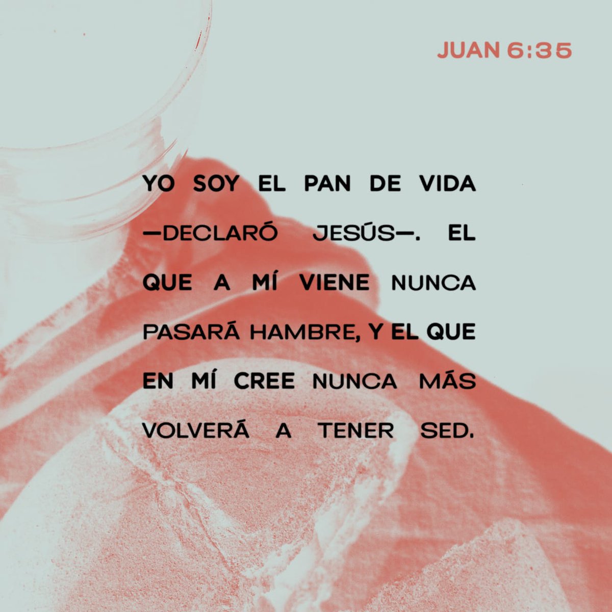 cec_panama's tweet image. Jesús les respondió: —Yo soy el pan de vida. El que viene a mí nunca volverá a tener hambre; el que cree en mí no tendrá sed jamás.
Juan 6:35 NTV

bible.com/verse-of-the-d…