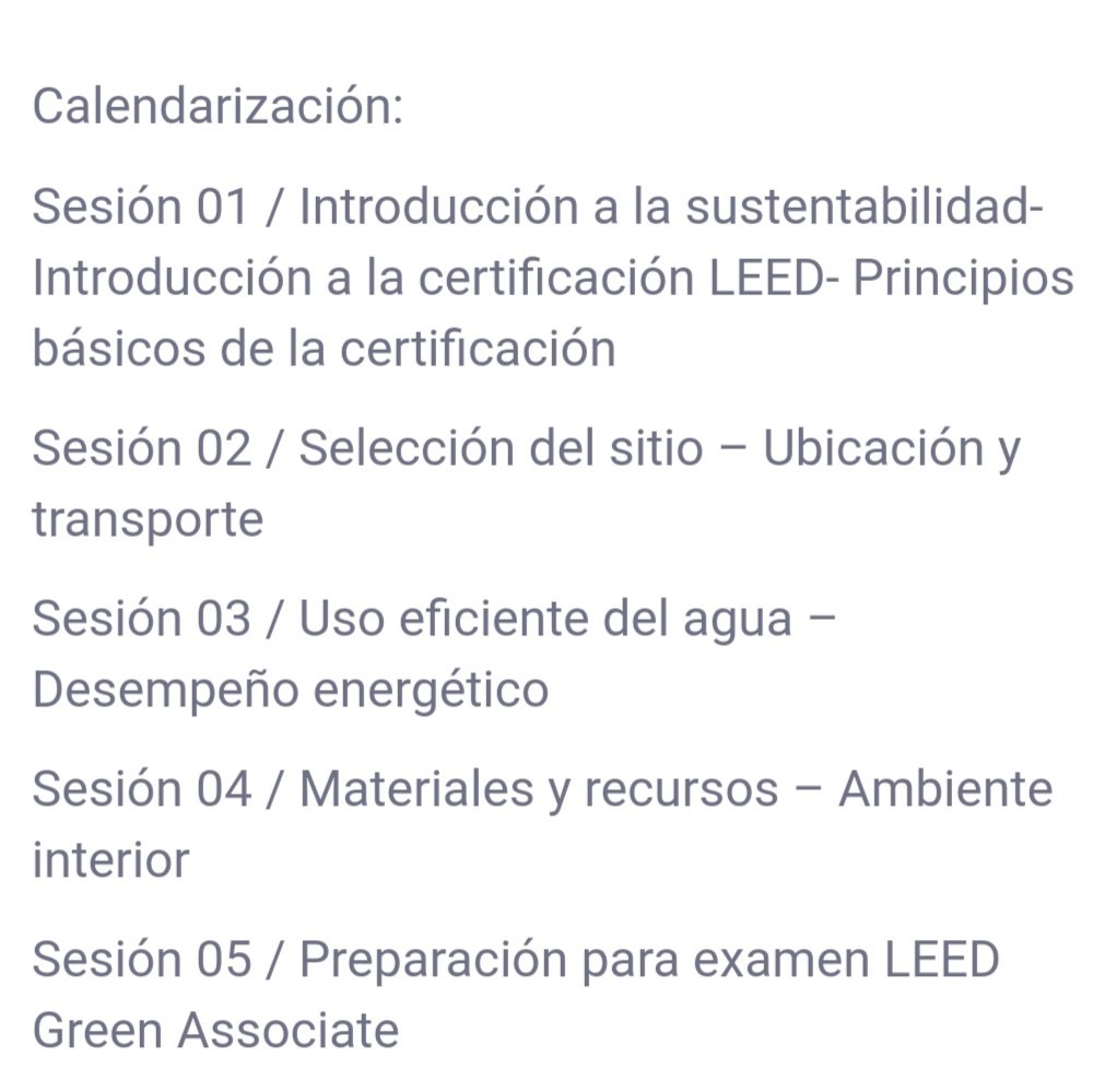 fundarqmx's tweet image. DESCUENTO 50%
TALLER CERTIFICACIÓN PARA EDIFICIOS #SUSTENTABLES #LEED
¿Quieres pasar el examen #LEEDGreenAssociate y elevar tu carrera profesional?
¡Este curso es para ti!
HOY martes 11 de abril, 6 PM veremos
USO EFICIENTE DEL #AGUA Y DESEMPEÑO #ENERGÉTICO
eventbrite.es/e/taller-de-ce…