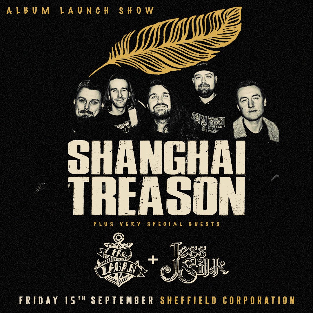 We're very happy to announce <a href="/TheLagan/">The Lagan</a> and <a href="/silkj1/">Jess Silk</a> will be joining us for our album launch show at <a href="/corpsheffield/">Corporation</a> in September.  Join us for a wild one in the steel city! #Sheffield