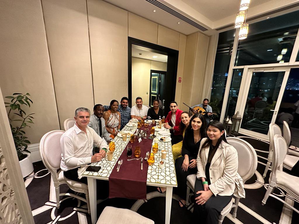 IAbuGheidaMD's tweet photo. Great #Ramadan #Eftar with the @CCAD #RadiationOncology TEAM! nice vibes with good food and great company! @fadygeara @grobmys @DrJohnSuh @CleClinicMD @ClevelandClinic https://t.co/79M5B34ruA