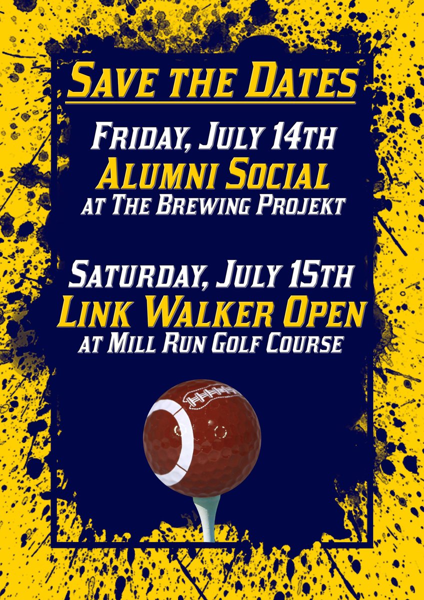 Mark your calendars! You won’t want to miss this Weekend!

#RollGolds