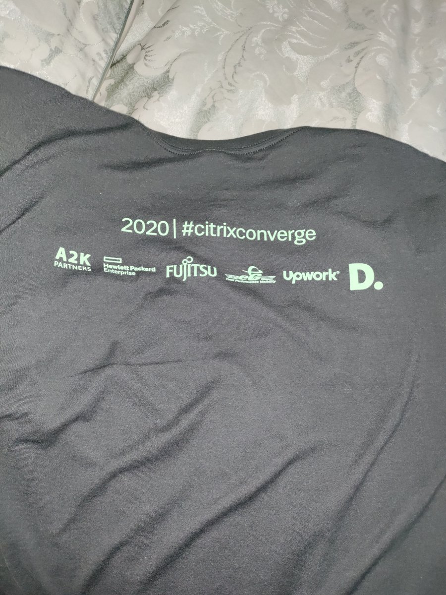 guyrleech's tweet image. This is the back  - #CitrixConverge 2020 was a virtual only developer conference