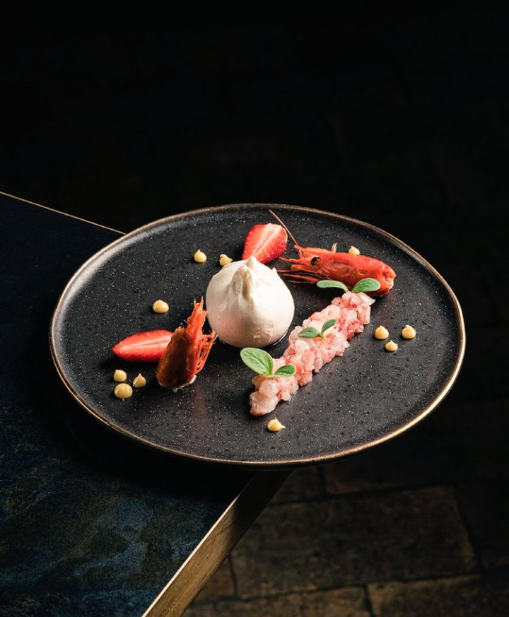 La semplicità non ha bisogno di presentazioni 🌱🍓🥛🦐 #Food
