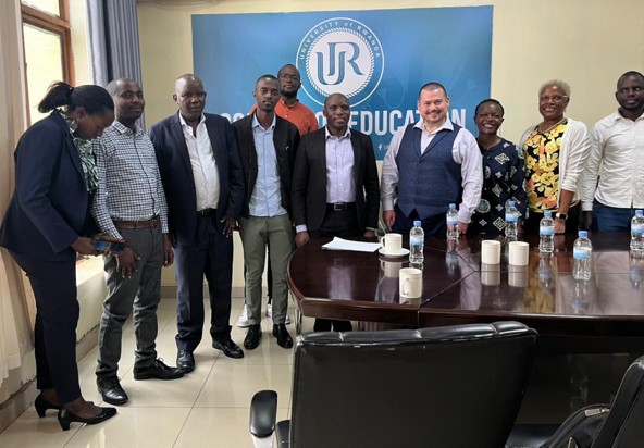 Dr. Zuelder and Dr. Griffin of the COE and Dr. Muhonja, the AVP of Scholarship and Research Development at <a href="/JMU/">JMU</a> met with representatives from the University of Rwanda (Education) last week for some amazing discussions and collaboration plans for research and scholarship.