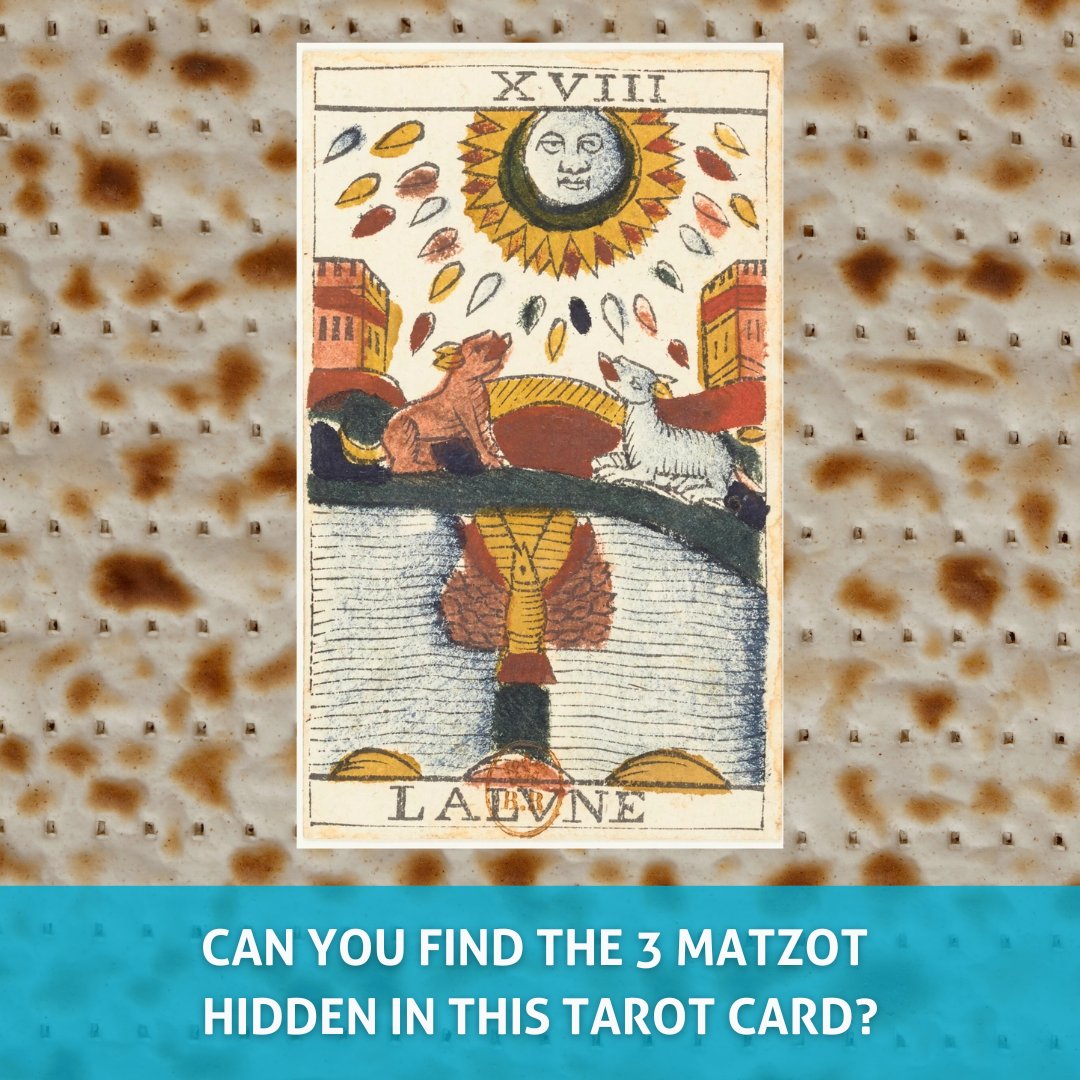 Just like a Passover haggadah, this card tells the story of our exodus from Egypt through hidden symbols... and we're revealing them all through our new app, "Secrets of the Tarot," now available for download! 🤳  Your first clue is just a click away: hubs.la/Q01K_xft0