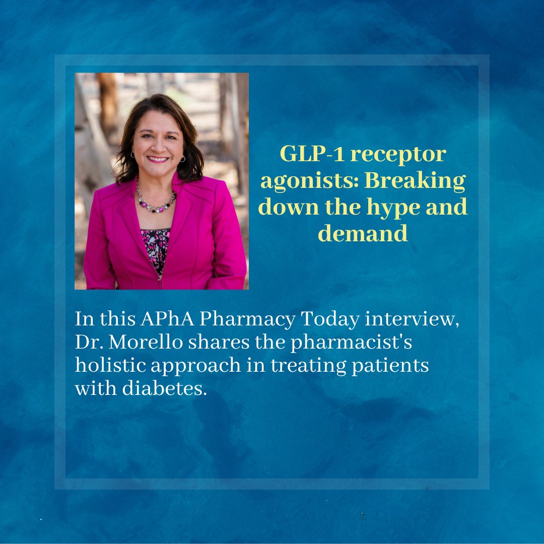 UC San Diego Skaggs School of Pharmacy (@ucsdpharmacy) on Twitter photo Associate Dean for Student Affairs, Candis Morello (<a href="/CandisMorello/">Candis Morello</a>), has a passion for promoting and advancing the profession of pharmacy at every opportunity.
<a href="/TCOYD/">TCOYD</a>: buff.ly/3nYJzZv
<a href="/NIDDKgov/">NIDDK</a>: buff.ly/414KRkj
<a href="/pharmacists/">American Pharmacists Association</a> Pharmacy Today: buff.ly/3o5F13H Associate Dean for Student Affairs, Candis Morello (<a href="/CandisMorello/">Candis Morello</a>), has a passion for promoting and advancing the profession of pharmacy at every opportunity.
<a href="/TCOYD/">TCOYD</a>: buff.ly/3nYJzZv
<a href="/NIDDKgov/">NIDDK</a>: buff.ly/414KRkj
<a href="/pharmacists/">American Pharmacists Association</a> Pharmacy Today: buff.ly/3o5F13H