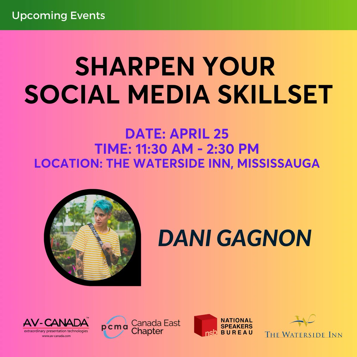 Join us at the Waterside Inn on April 25 for an exciting social media event! Learn from the experts and network with fellow enthusiasts. Don't miss out! #socialmedia #event #networking #WatersideInn buff.ly/3Zm96bV #PCMA #PCMACE #EventProfs #MeetingProfs