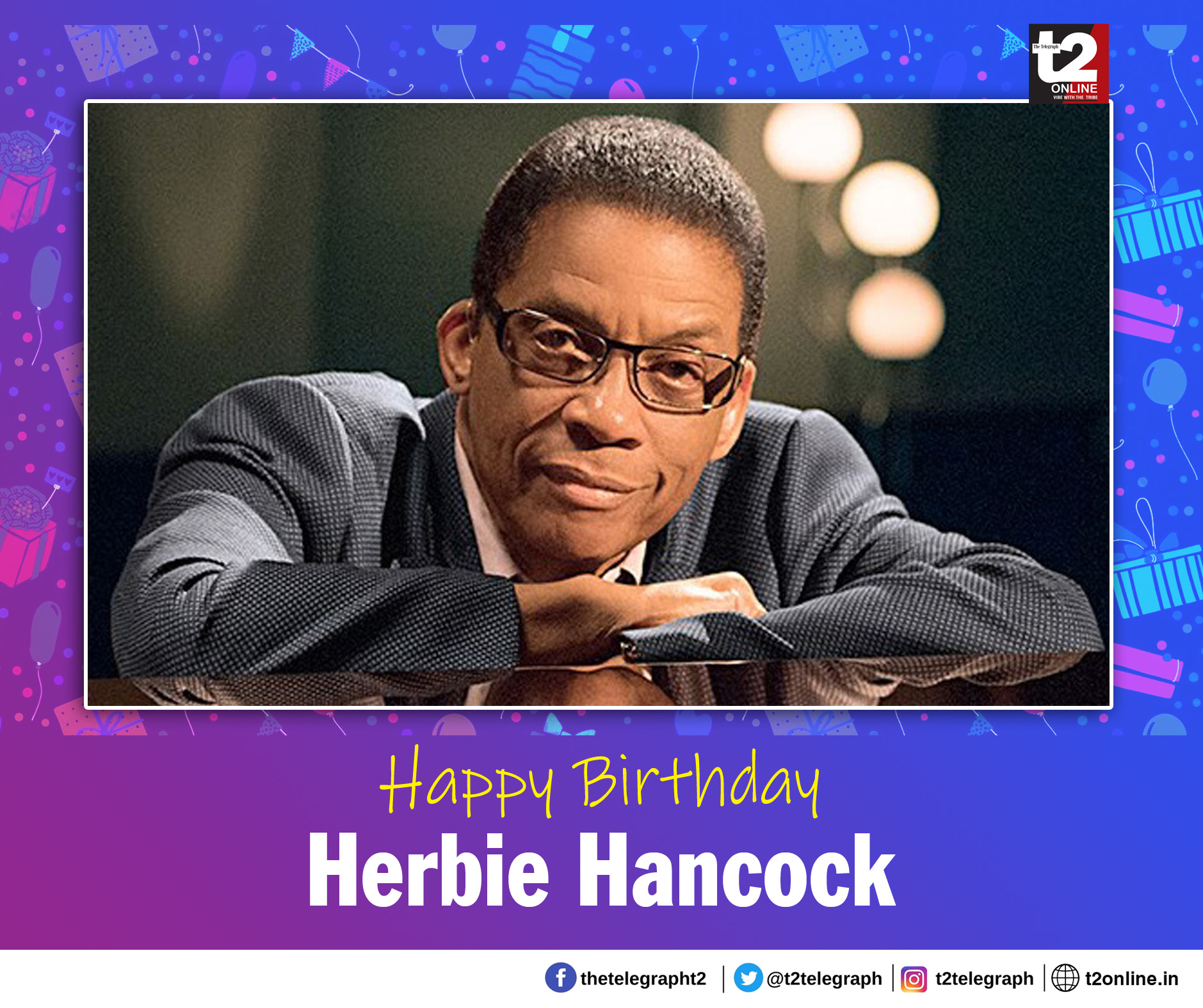 Happy birthday to the jazz giant, Herbie Hancock. 