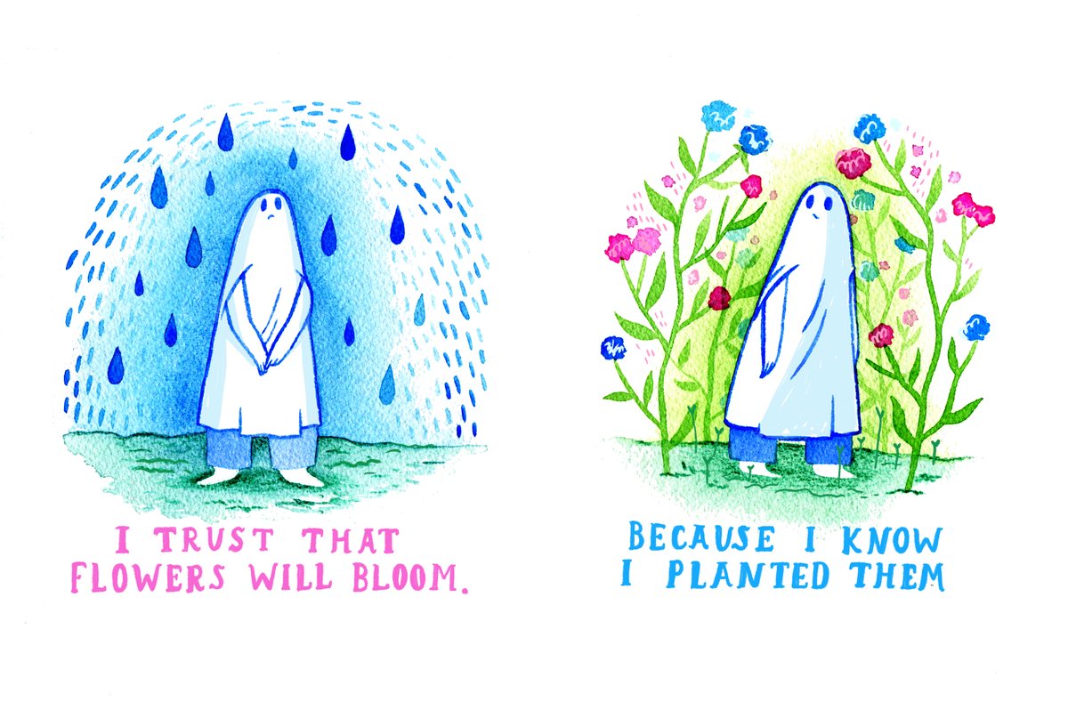thesadghostclub's tweet photo. an important affirmation for us. Just because we can't see it doesn't mean things aren't changing for the better x https://t.co/ekTF2VyuVX