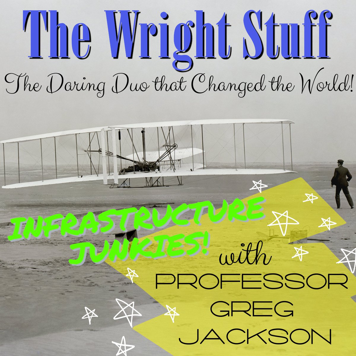 Hey, #InfrastructureJunkies! <a href="/ProfGregJackson/">Greg Jackson</a> is back! Crazy that just a century ago, airplane contrails weren't seen in the sky. There was no airline industry. In 1900, airplanes didn't even exist. Now we live in a world that relies on safe &amp; reliable air travel. 
(a thread)