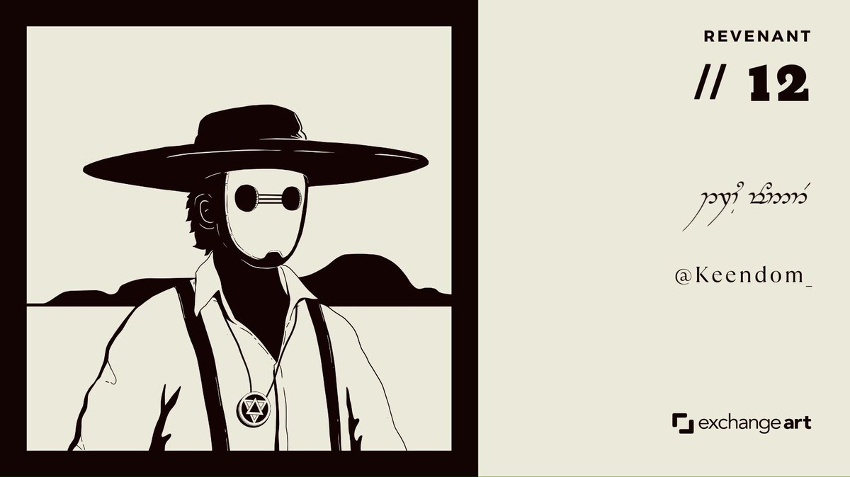 0xdeadsoul's tweet photo. Today, the true owner of REVENANT 12 is revealed to be none other than @Keendom_ 

//  

Let me raise the banners and sing the praises of the victorious bidder! I give thanks for your unwavering belief in this journey. May the gods smile upon you and your house for all eternity. https://t.co/HjItibb663