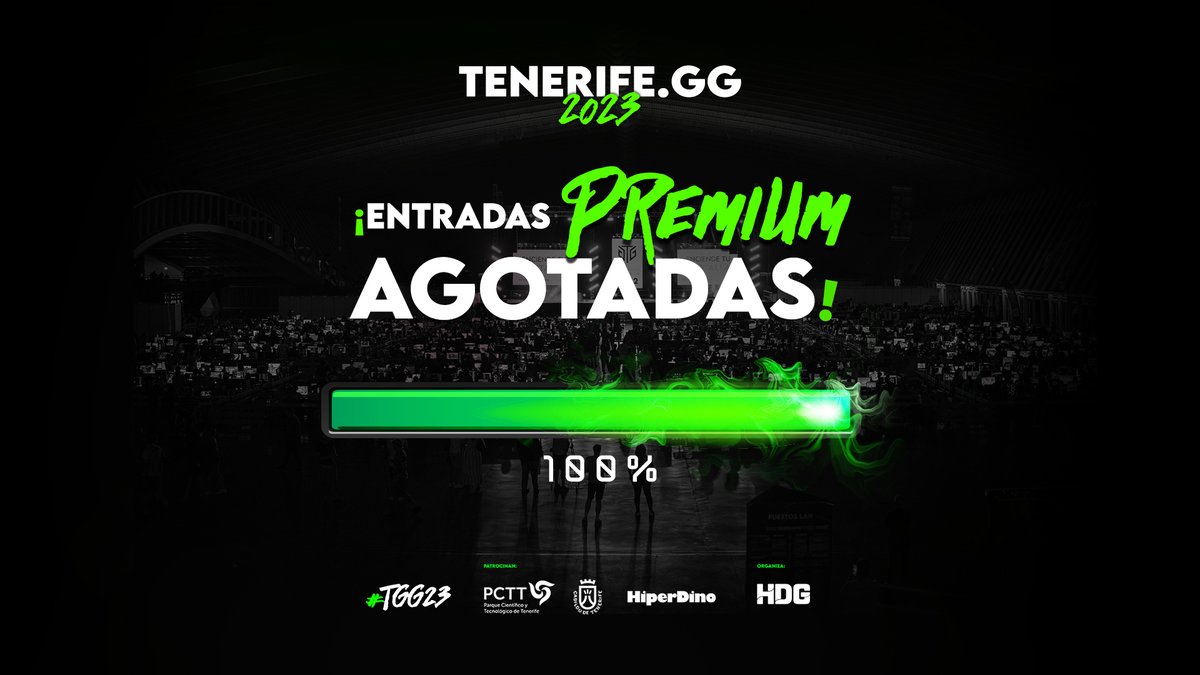 🚫¡Entradas #Premium AGOTADAS!🚫

No olvides que mañana miércoles sale a la venta la entrada estándar🎟️a las 18:00h🎫

👉tenerife.gg/tickets

#TenerifeGG #TGG23 ¡SOLD OUT!