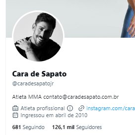centralreality's tweet photo. 🚨AGORA: Perfil do Cara de Sapato perdeu o verificado no Twitter após puxar mutirão #ForaFred no Paredão do #BBB23. https://t.co/MFT9gNIg7e