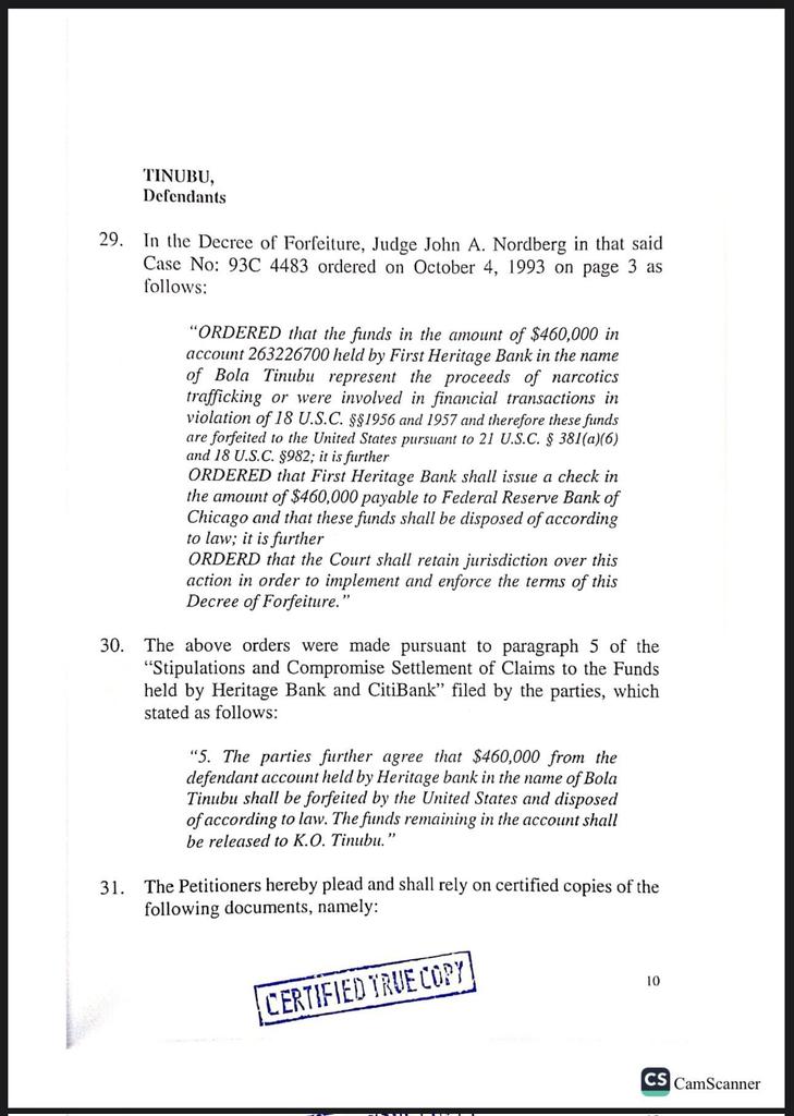 PO_GrassRootM's tweet photo. ALL EYES ARE ON THE JUDICIARY. 
ALL EYES ARE ON THE JUDICIARY. 
ALL EYES ARE ON THE JUDICIARY. 
ALL EYES ARE ON THE JUDICIARY. 

APC is planning a delay strategy at the tribunal in order for Tinubu to be sworn in on May 29th,so they can use Presidential power to mess up the case. https://t.co/V2F6qA99sZ