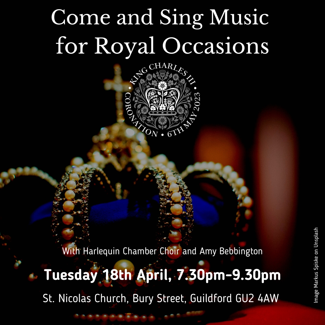 Harlequin Chamber Choir (@harlequinchch) on Twitter photo One week from today!
Come and Sing with Harlequin Chamber Choir and <a href="/amybebbs1/">Amy Bebbington</a>. We'll be singing well-loved hymns and newly commissioned works as well as sharing some sweet treats!
Dress in your finest (if the mood takes you!)
ticketsource.co.uk/harlequin-cham… One week from today!
Come and Sing with Harlequin Chamber Choir and <a href="/amybebbs1/">Amy Bebbington</a>. We'll be singing well-loved hymns and newly commissioned works as well as sharing some sweet treats!
Dress in your finest (if the mood takes you!)
ticketsource.co.uk/harlequin-cham…