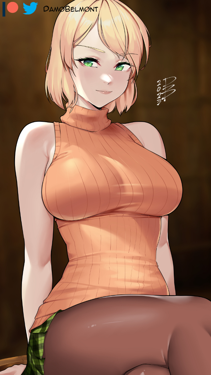 TGSmurf on X: A variant of my Ashley fanart with the pantyhose she wears  in Resident evil 4 remake.  / X