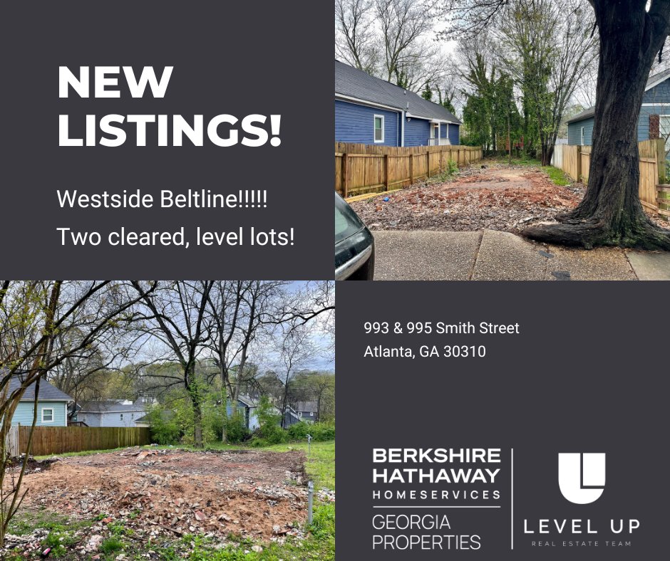 Seller has plans and survey information that are included with the purchase of the lot.

#beltline #westside #westsidebeltline  #buildablelot