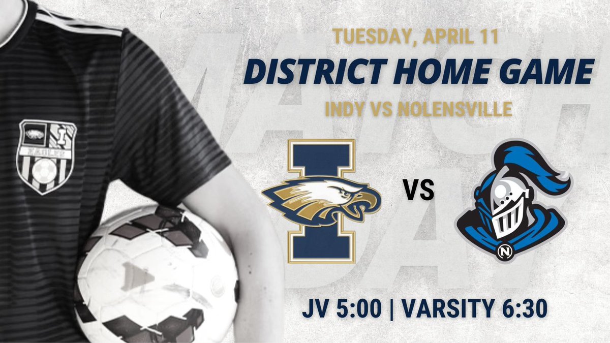 IndySoccer's tweet image. It's MatchDay! First district match of the season