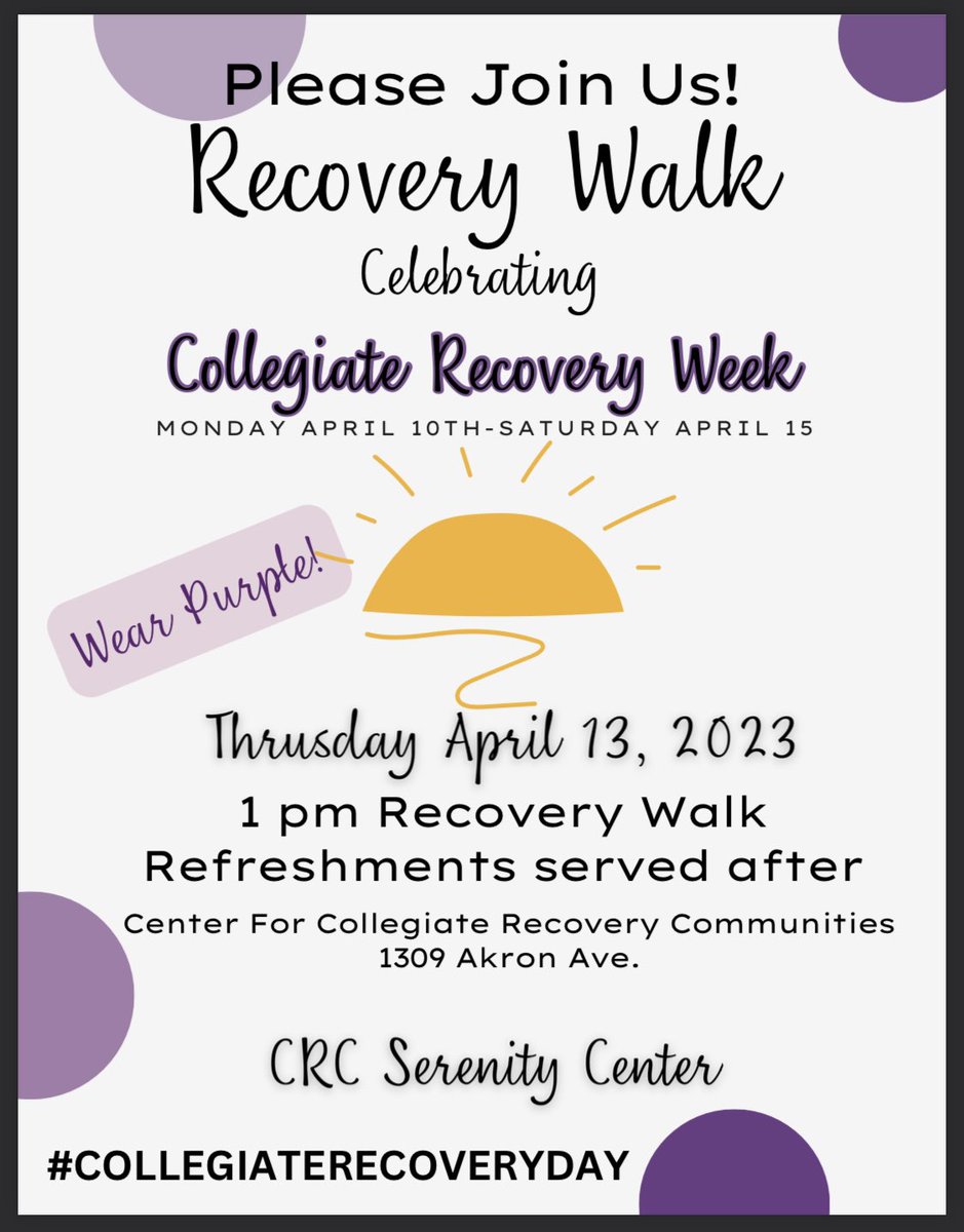 TexasTechCSAR's tweet image. #COLLEGIATERECOVERYWEEK
#WEARPURPLE
#TTURECOVERY