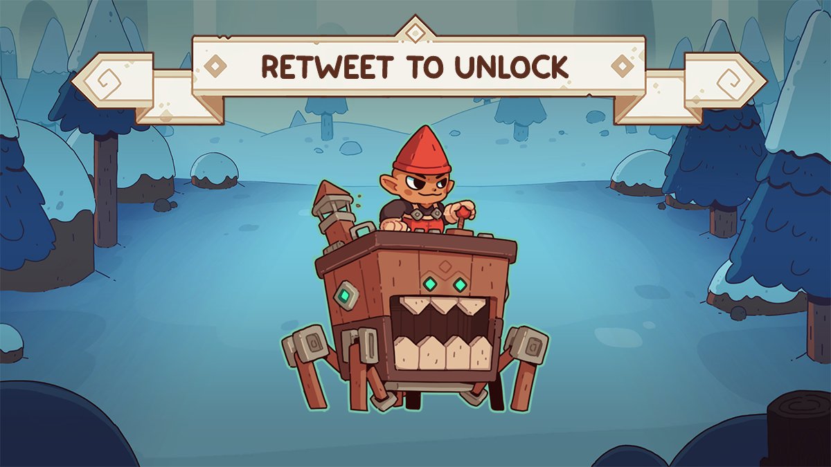 ChucklefishLTD's tweet image. 200 RTs? 
CHECK! ✅

Seriously, you are the best followers on this entire website.💙

Time to unlock a brand-new character in @WildfrostGame: Meet Nom &amp;amp; Stompy!

He is a companion in the game with a high attack (10!) that you will love to have in your deck. 😏