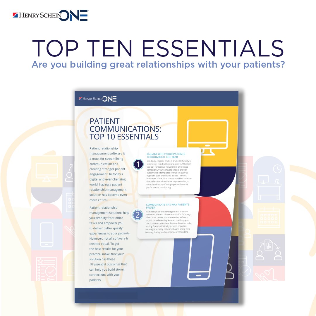Do you want to reduce patient no-shows or increase your dormant patient reactivation? 

Download our guide today to gain insights into the top ten essentials needed to improve overall patient communication and so much more!  bit.ly/400maUE