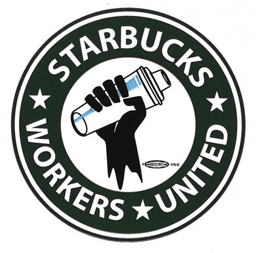 SEIU517M's tweet photo. Baristas with @SBWorkersUnited have been pushing @Starbucks to be the progressive company they claim they are, and stop union-busting. I’m sticking with the workers!
#StickItToStarbucks https://t.co/sC8Xk7518f