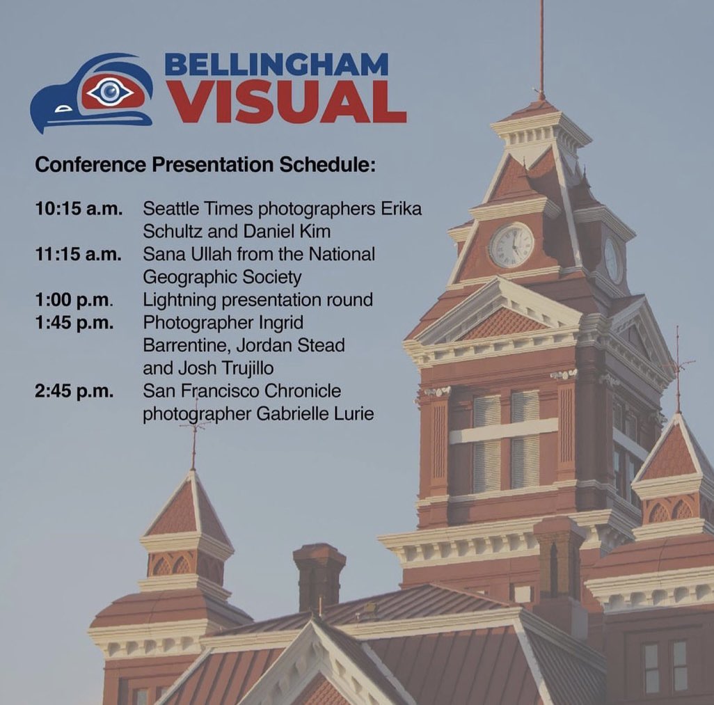 Just a few weeks until the Bellingham Visual event on April 29! Register for just $35. Come join us! bellinghamvisual.com